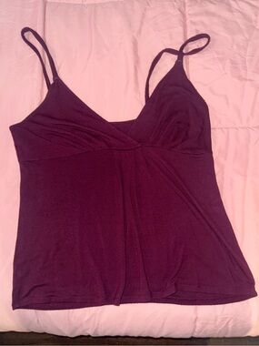 Women's Plum V-Neck Cami Tank Top